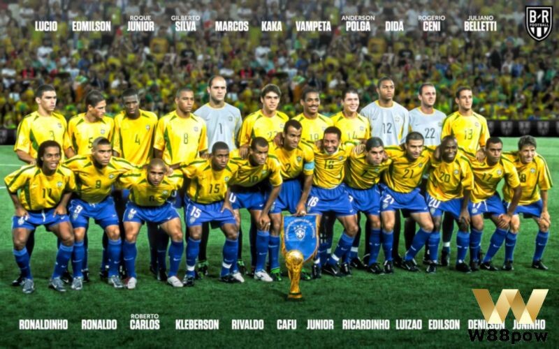 Đội hình Brazil cùng với nhiều cầu thủ mạnh và giàu kinh nghiệm